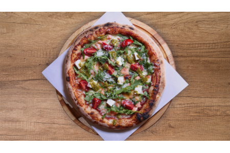 Pizza Salmon-Tomato