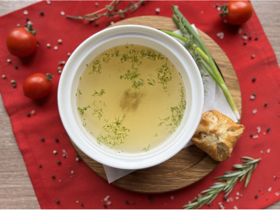 Бульйон курячий із слойкою курячою 250г/50г 